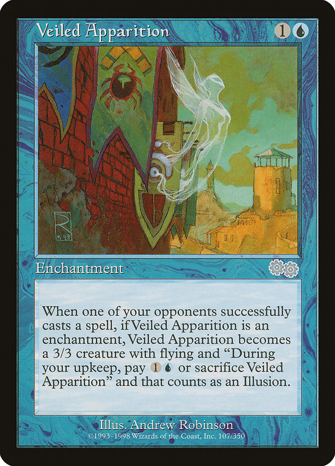 Veiled Apparition [Urza's Saga] | Card Merchant Takapuna