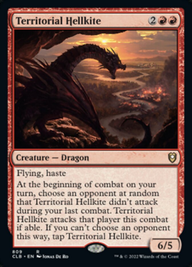Territorial Hellkite [Commander Legends: Battle for Baldur's Gate] | Card Merchant Takapuna