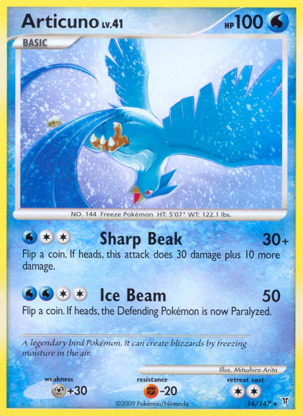 Articuno (16/147) [Platinum: Supreme Victors] | Card Merchant Takapuna