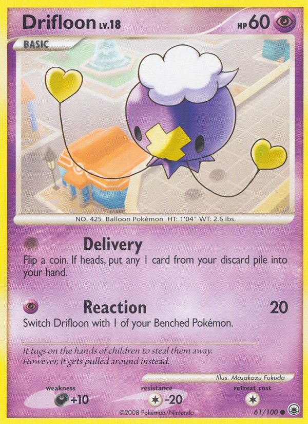 Drifloon (61/100) [Diamond & Pearl: Majestic Dawn] | Card Merchant Takapuna