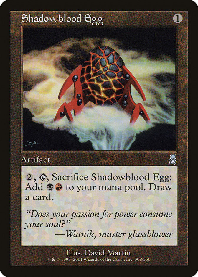 Shadowblood Egg [Odyssey] | Card Merchant Takapuna