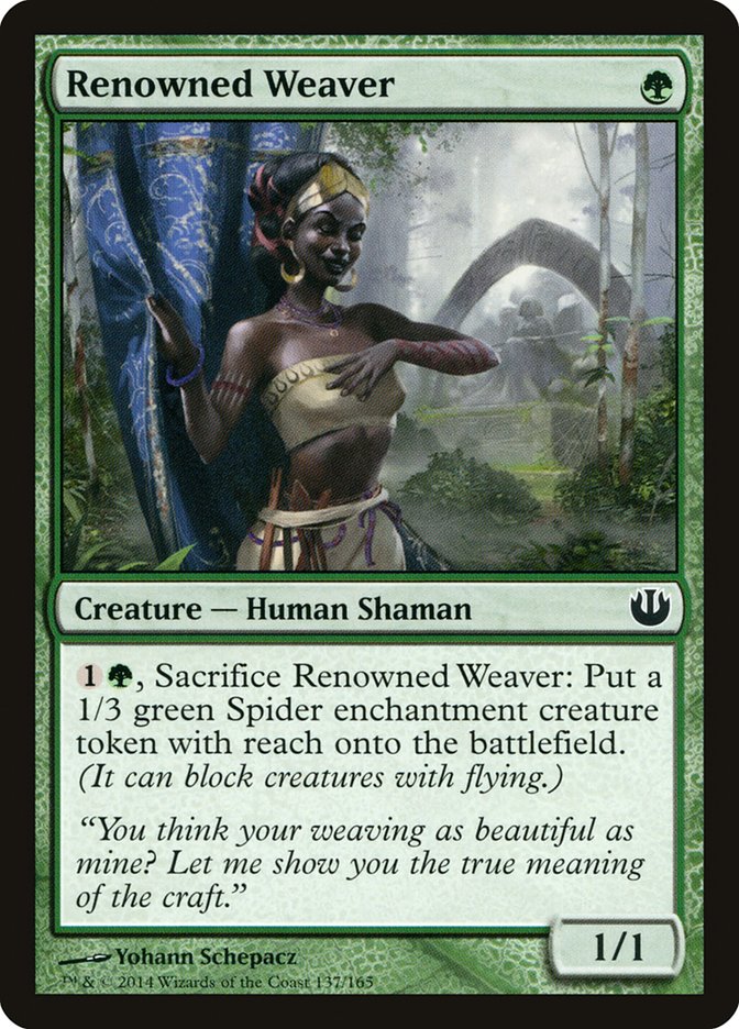 Renowned Weaver [Journey into Nyx] | Card Merchant Takapuna