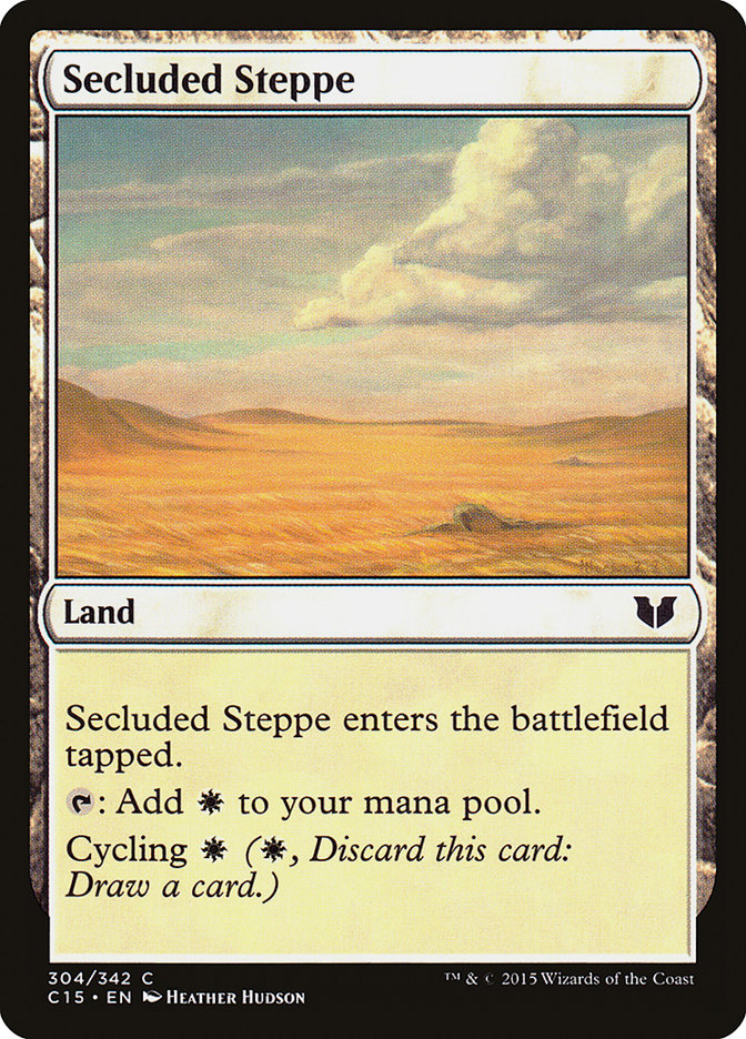 Secluded Steppe [Commander 2015] | Card Merchant Takapuna