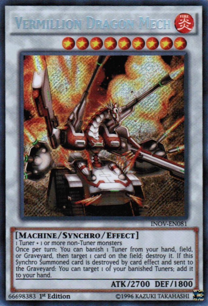 Vermillion Dragon Mech [INOV-EN081] Secret Rare | Card Merchant Takapuna