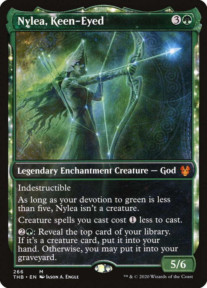 Nylea, Keen-Eyed (Showcase) [Theros Beyond Death] | Card Merchant Takapuna