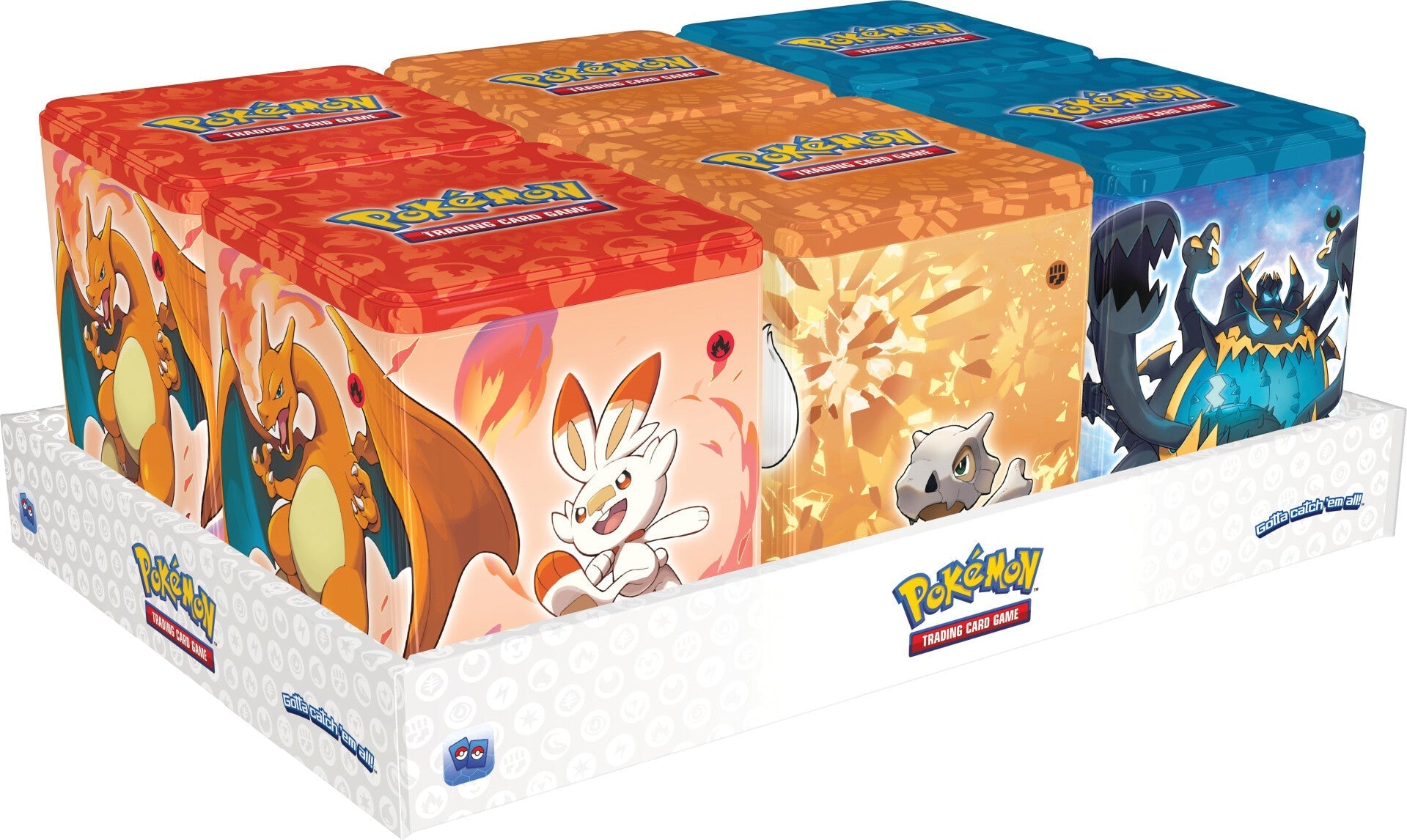 Pokemon Stacking Tin (Darkness/Fighting/fire) | Card Merchant Takapuna