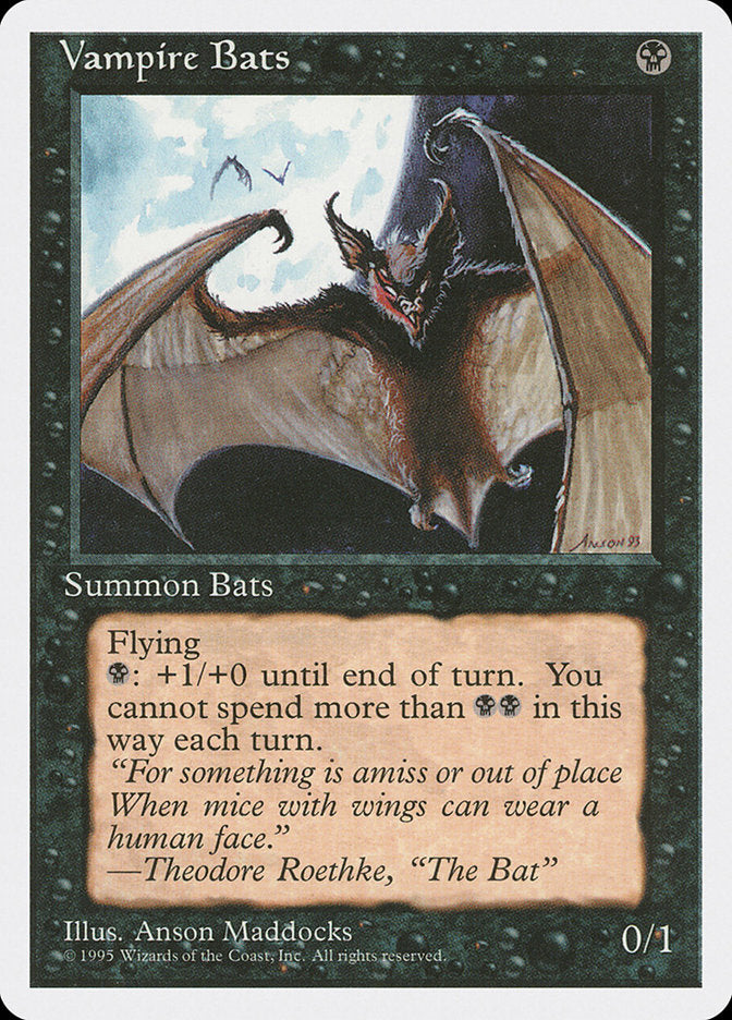 Vampire Bats [Fourth Edition] | Card Merchant Takapuna