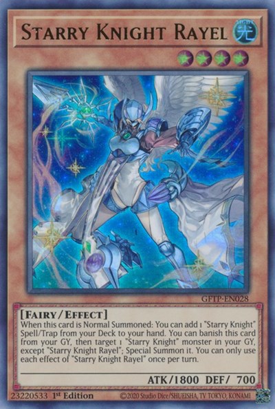 Starry Knight Rayel [GFTP-EN028] Ultra Rare | Card Merchant Takapuna
