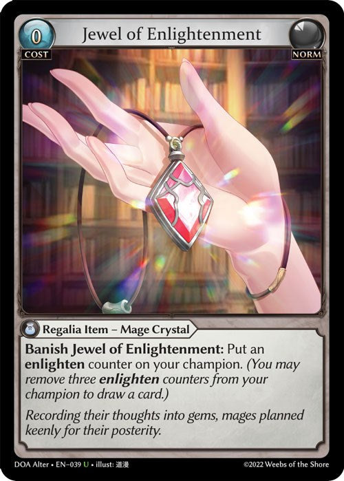 Jewel of Enlightenment (039) [Dawn of Ashes: Alter Edition] | Card Merchant Takapuna