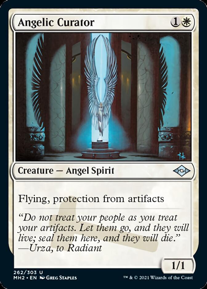 Angelic Curator (Foil Etched) [Modern Horizons 2] | Card Merchant Takapuna