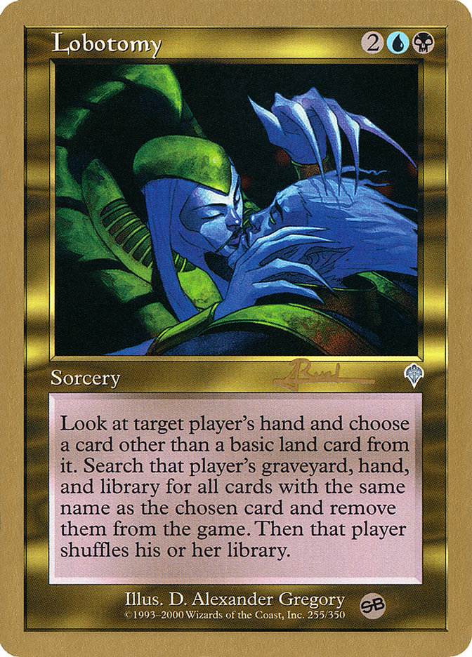 Lobotomy (Antoine Ruel) (SB) [World Championship Decks 2001] | Card Merchant Takapuna