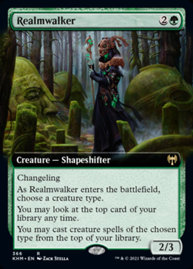 Realmwalker (Extended Art) [Kaldheim] | Card Merchant Takapuna