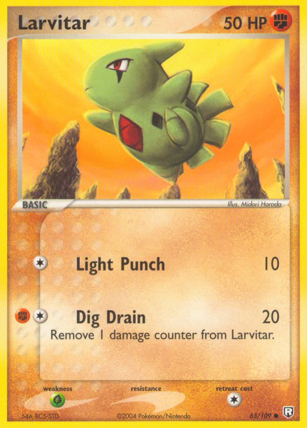 Larvitar (63/109) [EX: Team Rocket Returns] | Card Merchant Takapuna