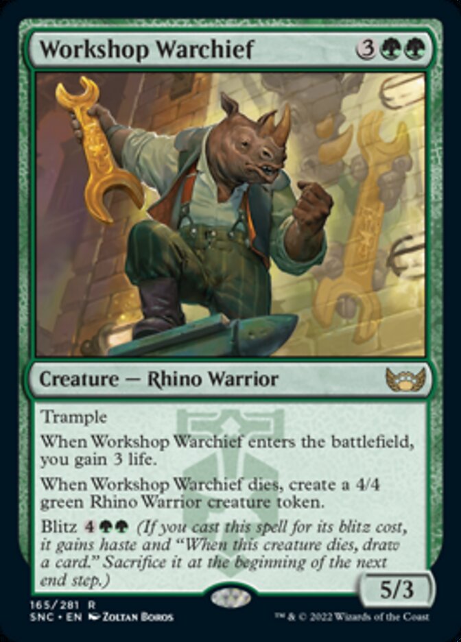 Workshop Warchief [Streets of New Capenna] | Card Merchant Takapuna