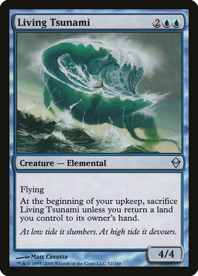 Living Tsunami [Zendikar] | Card Merchant Takapuna