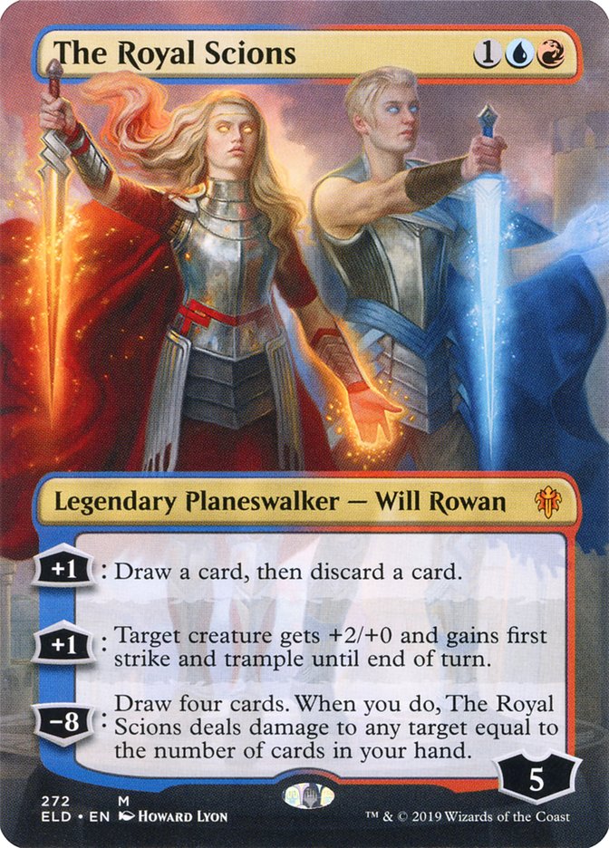 The Royal Scions (Borderless) [Throne of Eldraine] | Card Merchant Takapuna
