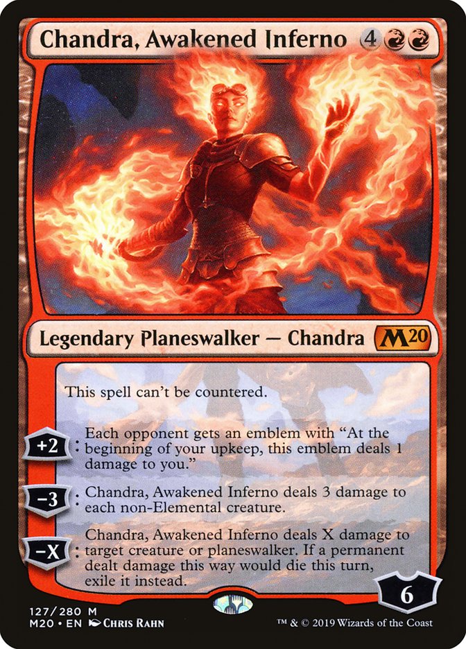 Chandra, Awakened Inferno [Core Set 2020] | Card Merchant Takapuna