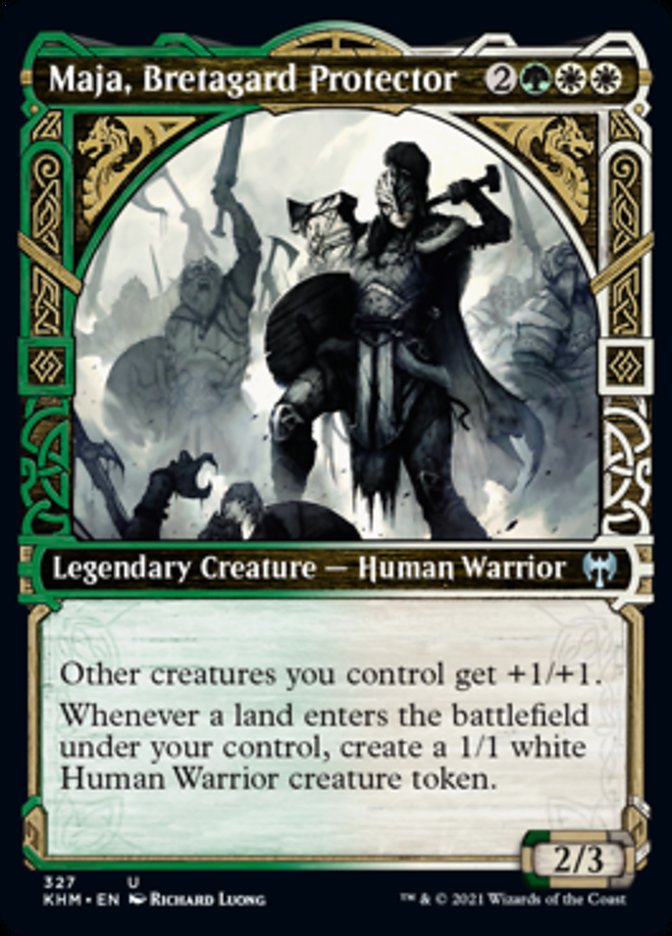 Maja, Bretagard Protector (Showcase) [Kaldheim] | Card Merchant Takapuna