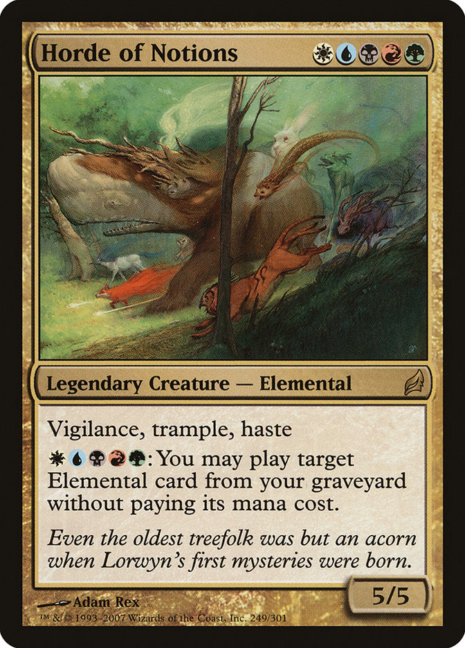 Horde of Notions [Lorwyn] | Card Merchant Takapuna
