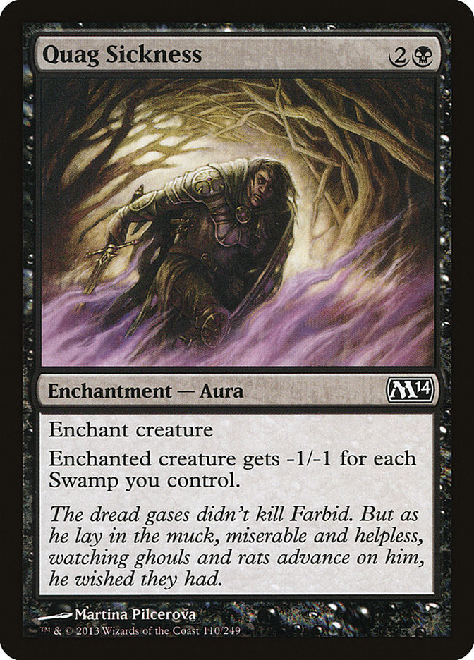 Quag Sickness [Magic 2014] | Card Merchant Takapuna