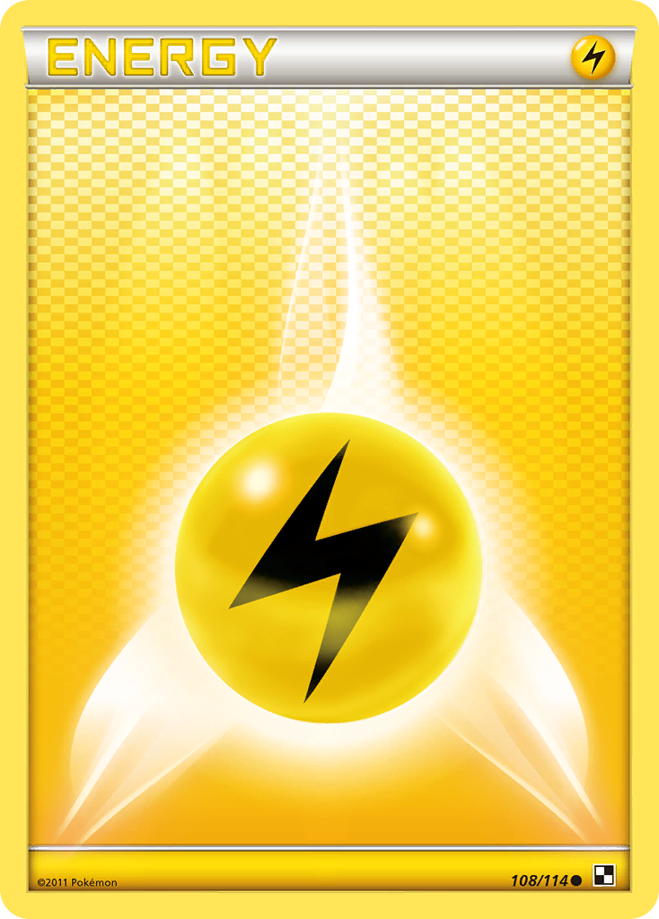 Lightning Energy (108/114) [Black & White: Base Set] | Card Merchant Takapuna