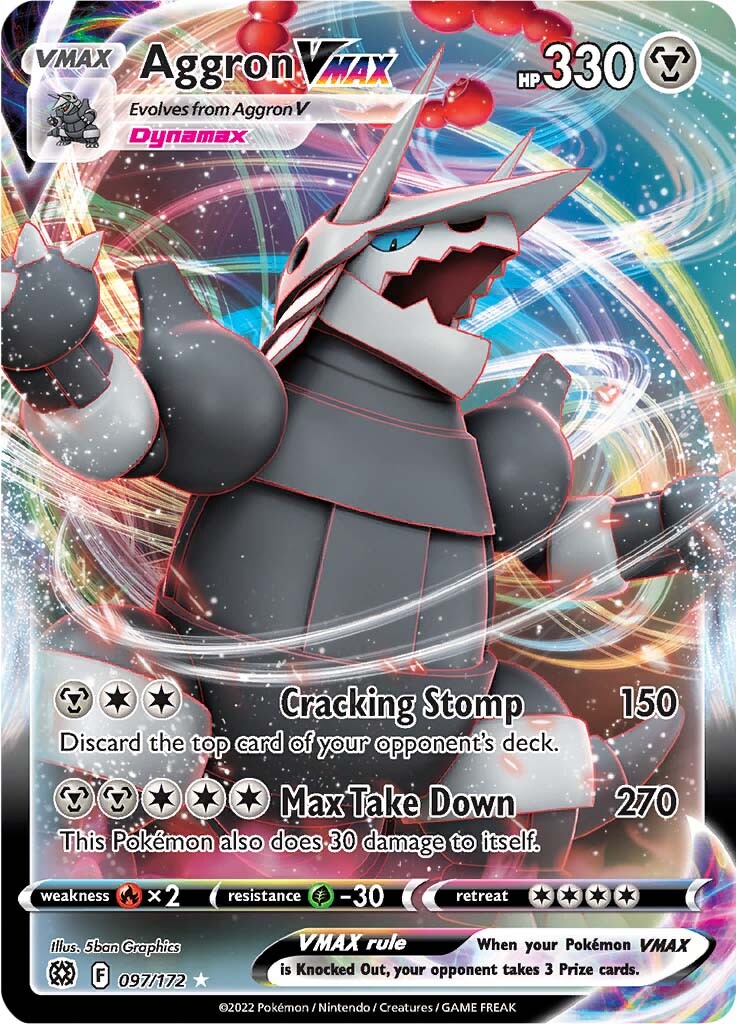 Aggron VMAX (097/172) [Sword & Shield: Brilliant Stars] | Card Merchant Takapuna