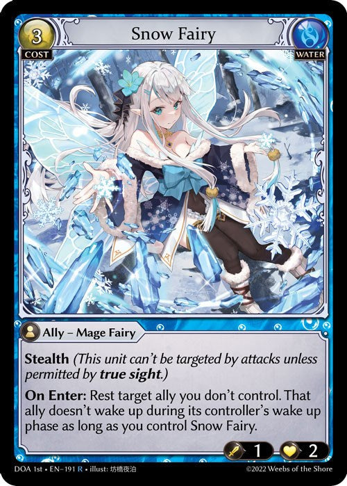 Snow Fairy (191) [Dawn of Ashes: 1st Edition] | Card Merchant Takapuna