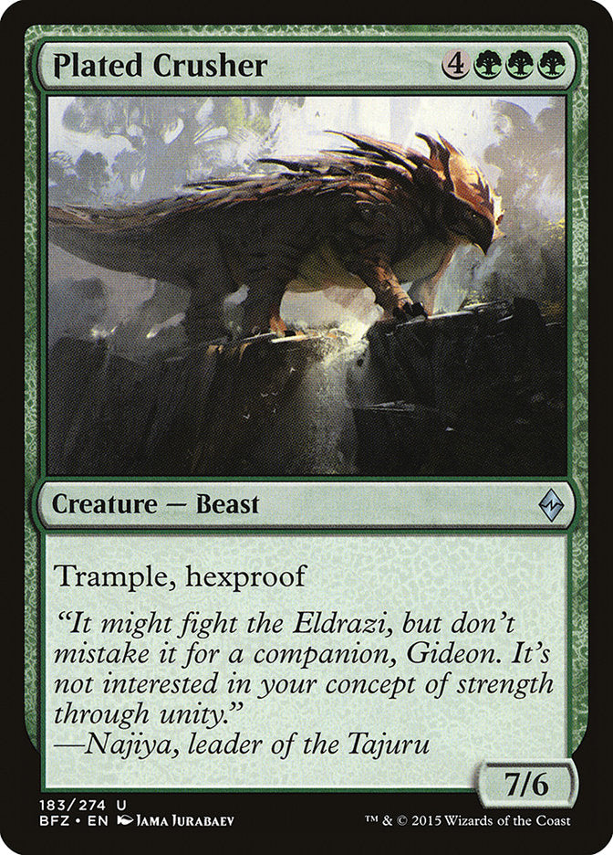 Plated Crusher [Battle for Zendikar] | Card Merchant Takapuna