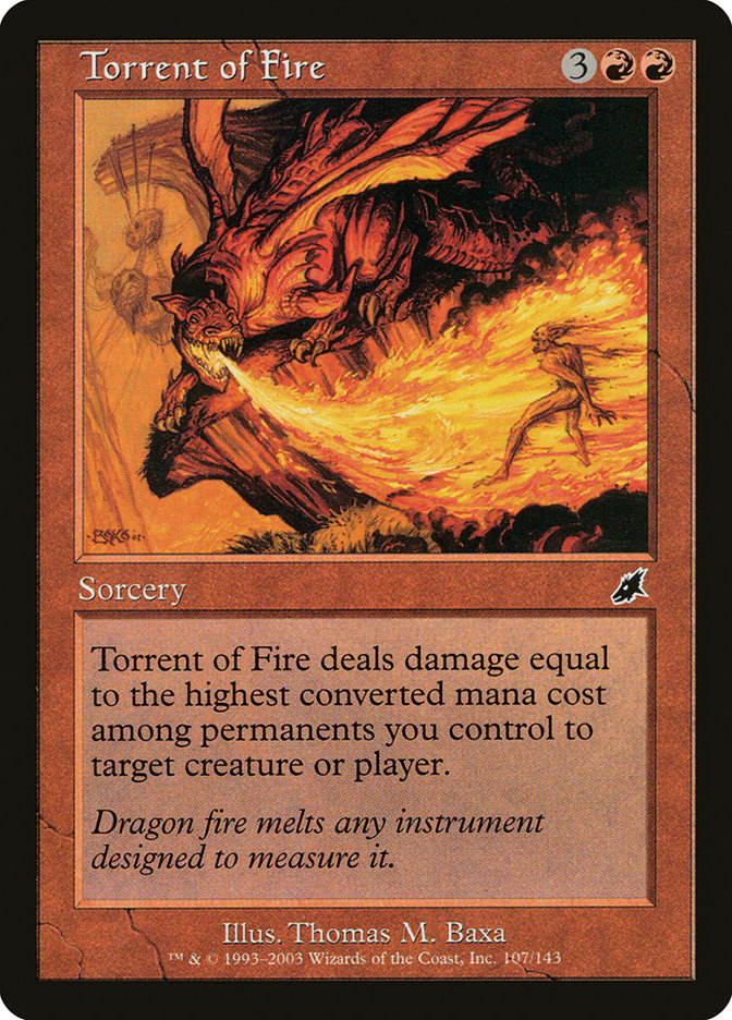 Torrent of Fire [Scourge] | Card Merchant Takapuna