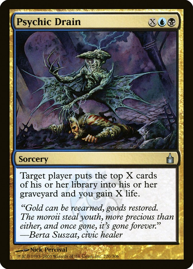 Psychic Drain [Ravnica: City of Guilds] | Card Merchant Takapuna