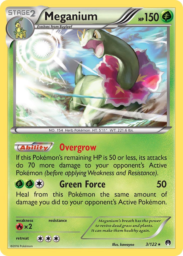 Meganium (3/122) [XY: BREAKpoint] | Card Merchant Takapuna