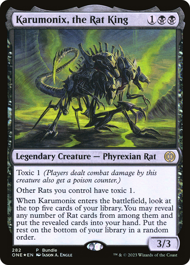 Karumonix, the Rat King (Bundle) [Phyrexia: All Will Be One] | Card Merchant Takapuna