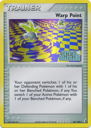 Warp Point (84/100) (Stamped) [EX: Crystal Guardians] | Card Merchant Takapuna