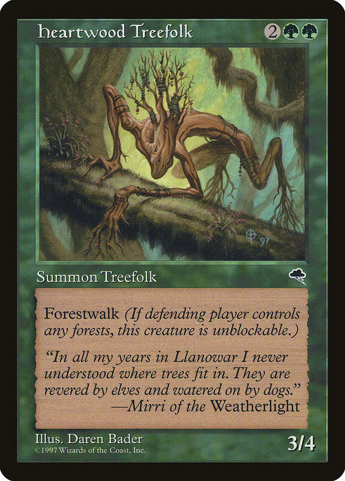Heartwood Treefolk [Tempest] | Card Merchant Takapuna
