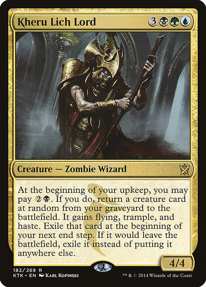 Kheru Lich Lord [Khans of Tarkir] | Card Merchant Takapuna