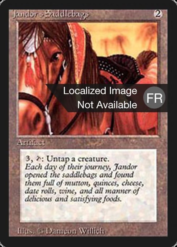 Jandor's Saddlebags [Foreign Black Border] | Card Merchant Takapuna
