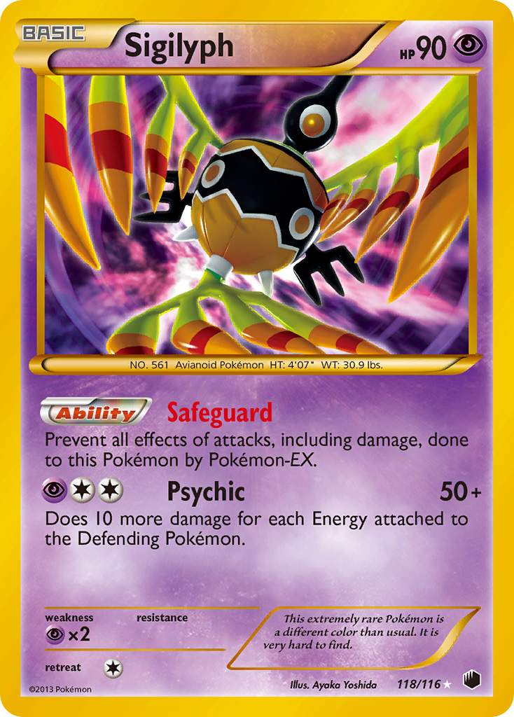 Sigilyph (118/116) [Black & White: Plasma Freeze] | Card Merchant Takapuna