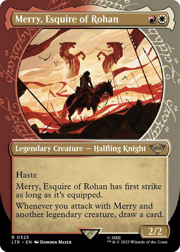 Merry, Esquire of Rohan (Showcase Ring Frame) [The Lord of the Rings: Tales of Middle-Earth] | Card Merchant Takapuna