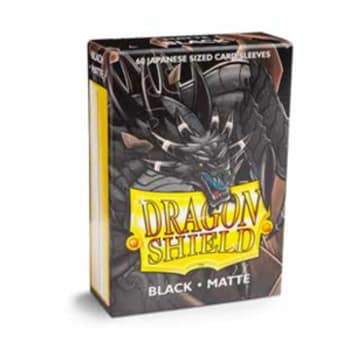 Dragonshield Mini Sleeves - Black Matte | Card Merchant Takapuna