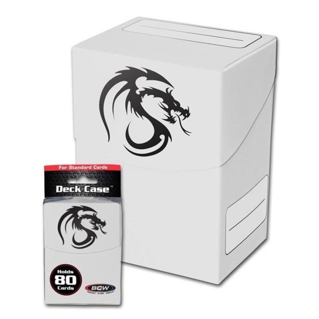 BCW Deck Case - White (80 Cards) | Card Merchant Takapuna