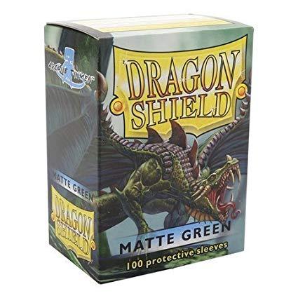 Dragonshield Sleeves 100ct Standard - Green Matte | Card Merchant Takapuna