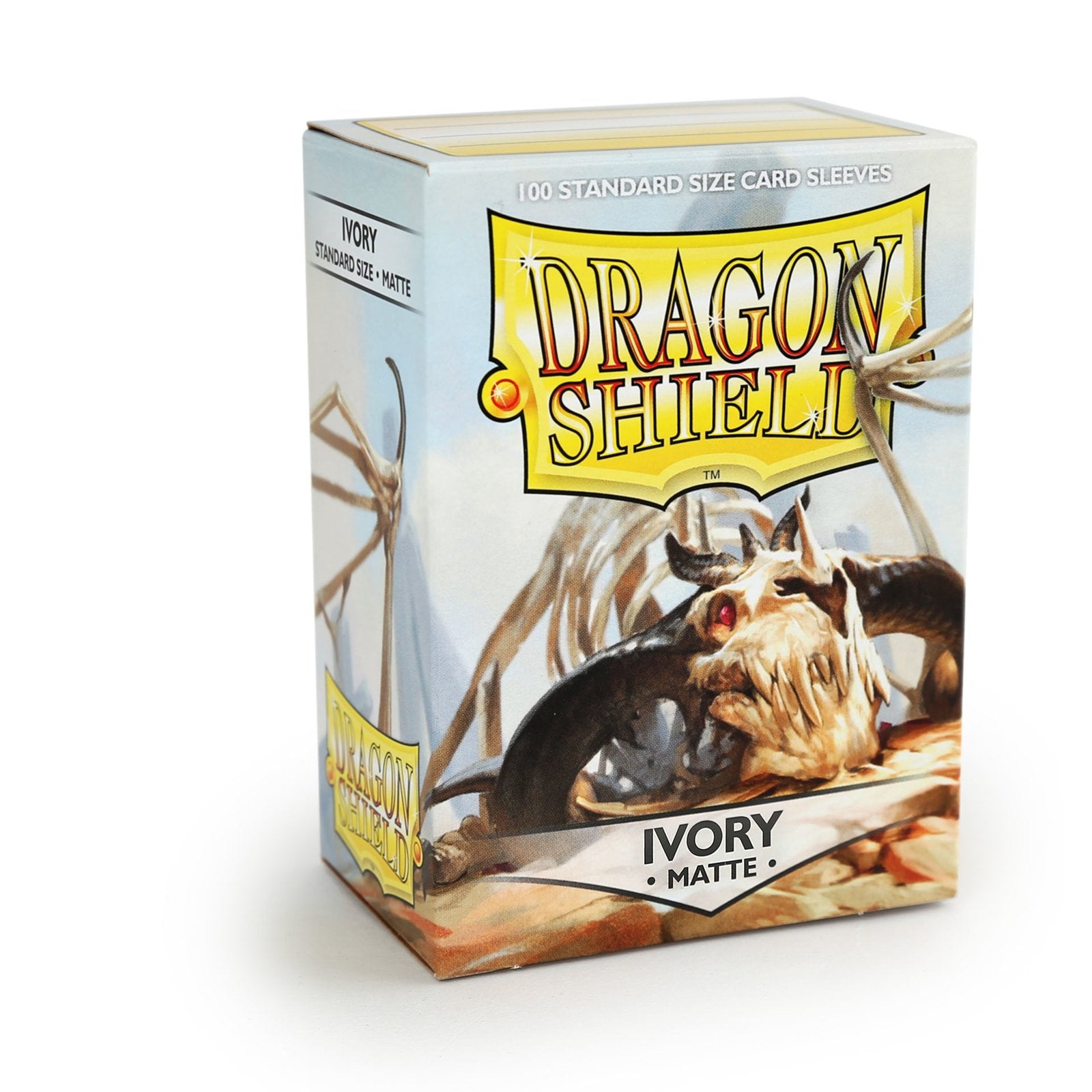 Dragonshield Sleeves 100ct Standard - Ivory Matte | Card Merchant Takapuna
