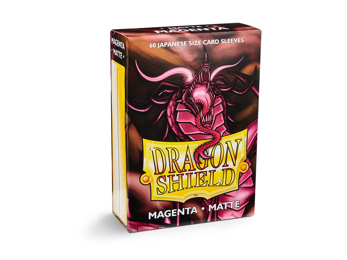 Dragonshield Sleeves 60 ct Mini - Magenta Matte | Card Merchant Takapuna