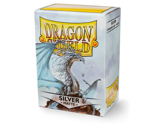 Dragonshield Sleeves 100ct Standard - Silver Matte