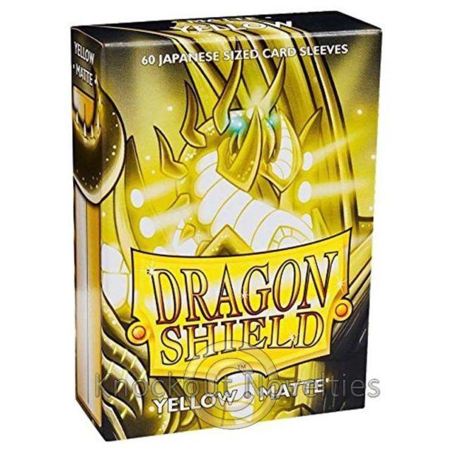 Dragonshield Mini Sleeves - Yellow Matte | Card Merchant Takapuna