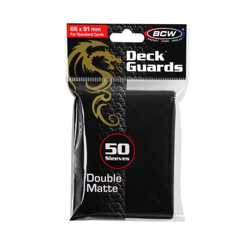 BCW Deck Guard (50) Black | Card Merchant Takapuna