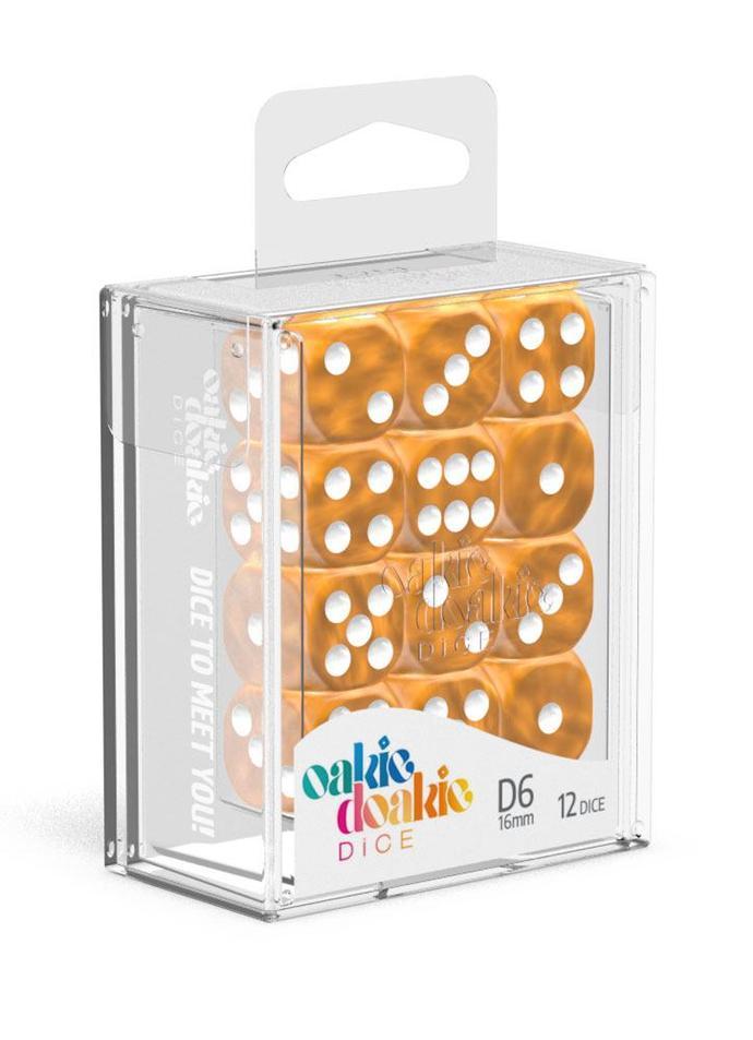 Oakey doakey 12pc - Marble Orange | Card Merchant Takapuna
