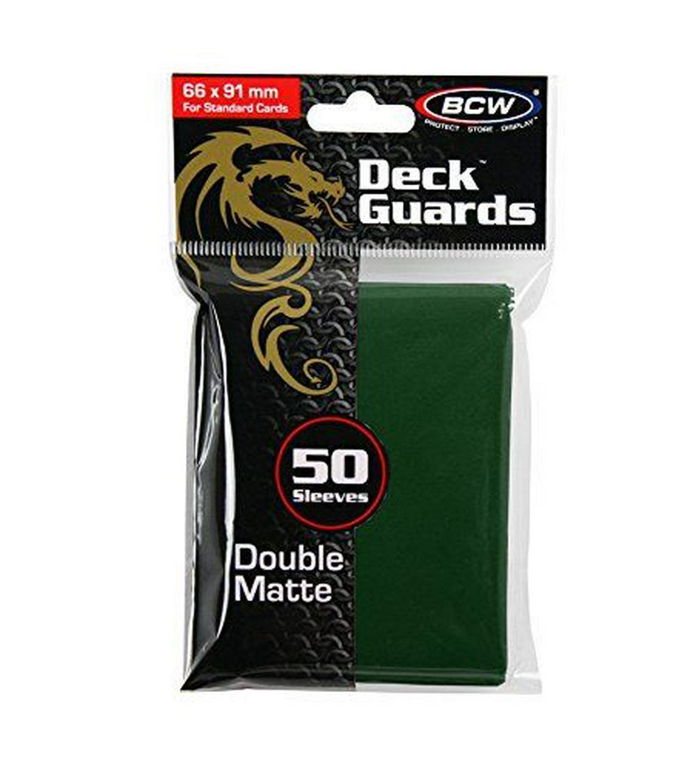 BCW Deck Guard (50) Green | Card Merchant Takapuna