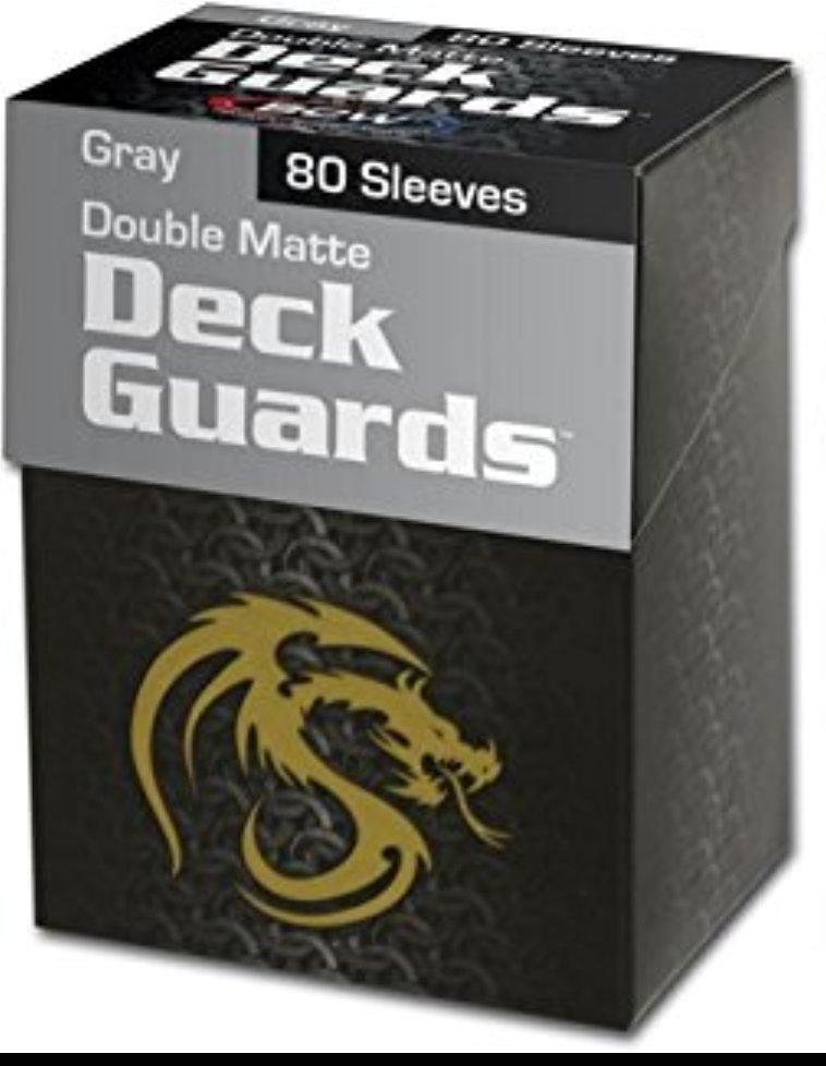 BCW Deck Guard Boxed Sleeves (80) Grey | Card Merchant Takapuna
