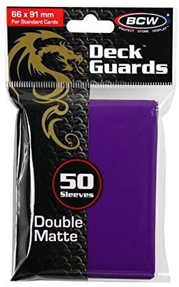 BCW Deck Guard 50ct Purple | Card Merchant Takapuna